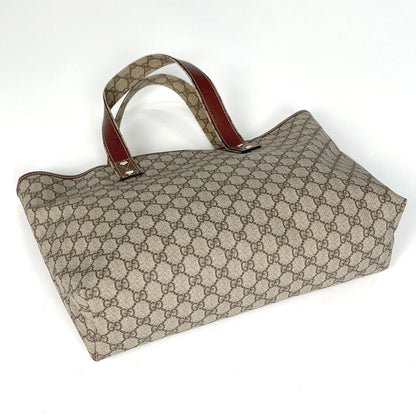 Gucci GG Pattern Tote Sherry Line Beige Brown — view 2