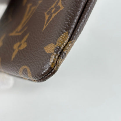 Louis Vuitton Pochette Cles Key Ring Coin Purse Monogram Brown — view 3
