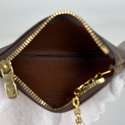 Louis Vuitton Pochette Cles Key Ring Coin Purse Monogram Brown — view 5