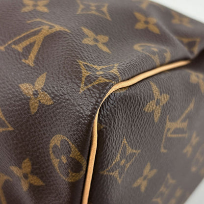Louis Vuitton Speedy 25 Handbag Monogram Brown — view 3