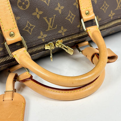 Louis Vuitton Keepall 60 Boston Bag Monogram Brown — view 5
