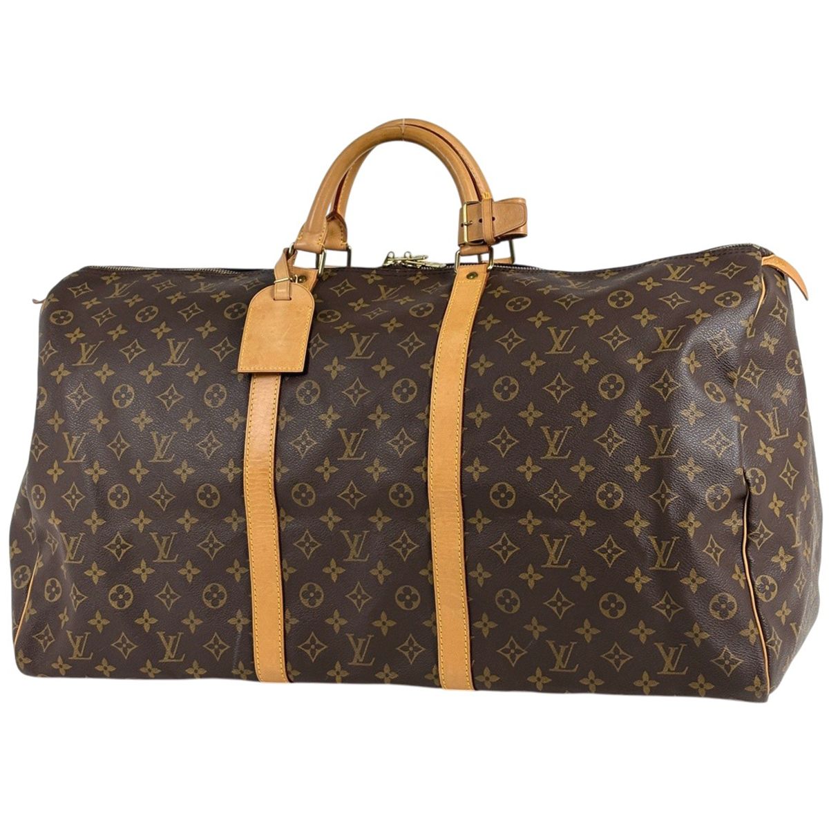Louis Vuitton Keepall 60 Boston Bag Monogram Brown