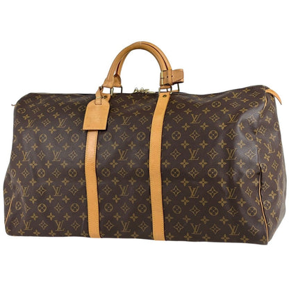 Louis Vuitton Keepall 60 Boston Bag Monogram Brown