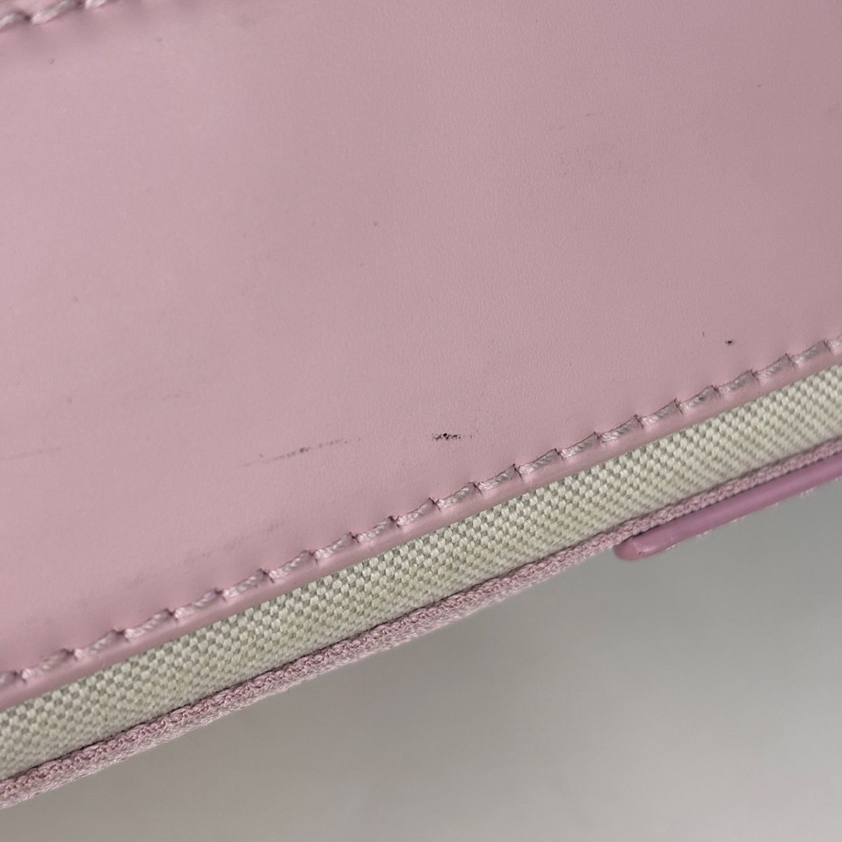 Balenciaga Navy Cabas XS 2-Way Handbag Canvas Pink — view 4