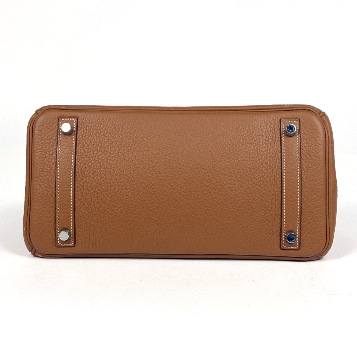 Hermes Birkin 30 Handbag Fjord Gold — view 5