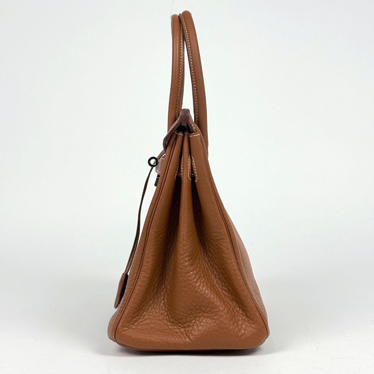 Hermes Birkin 30 Handbag Fjord Gold — view 2