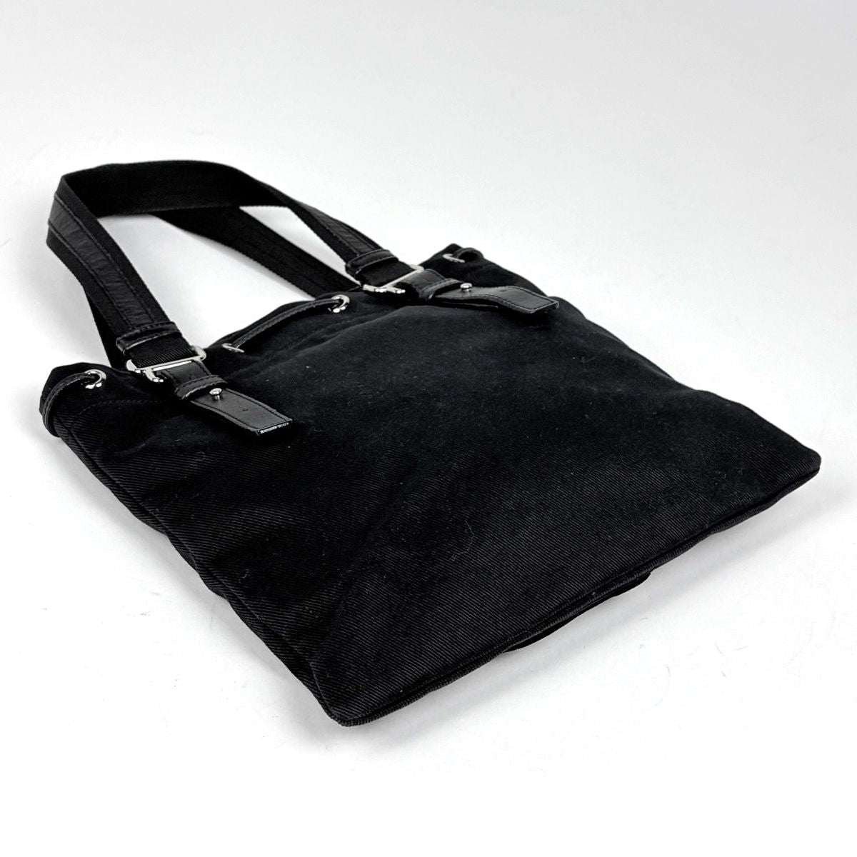 Saint Laurent Kahara Tote Canvas Black — view 2