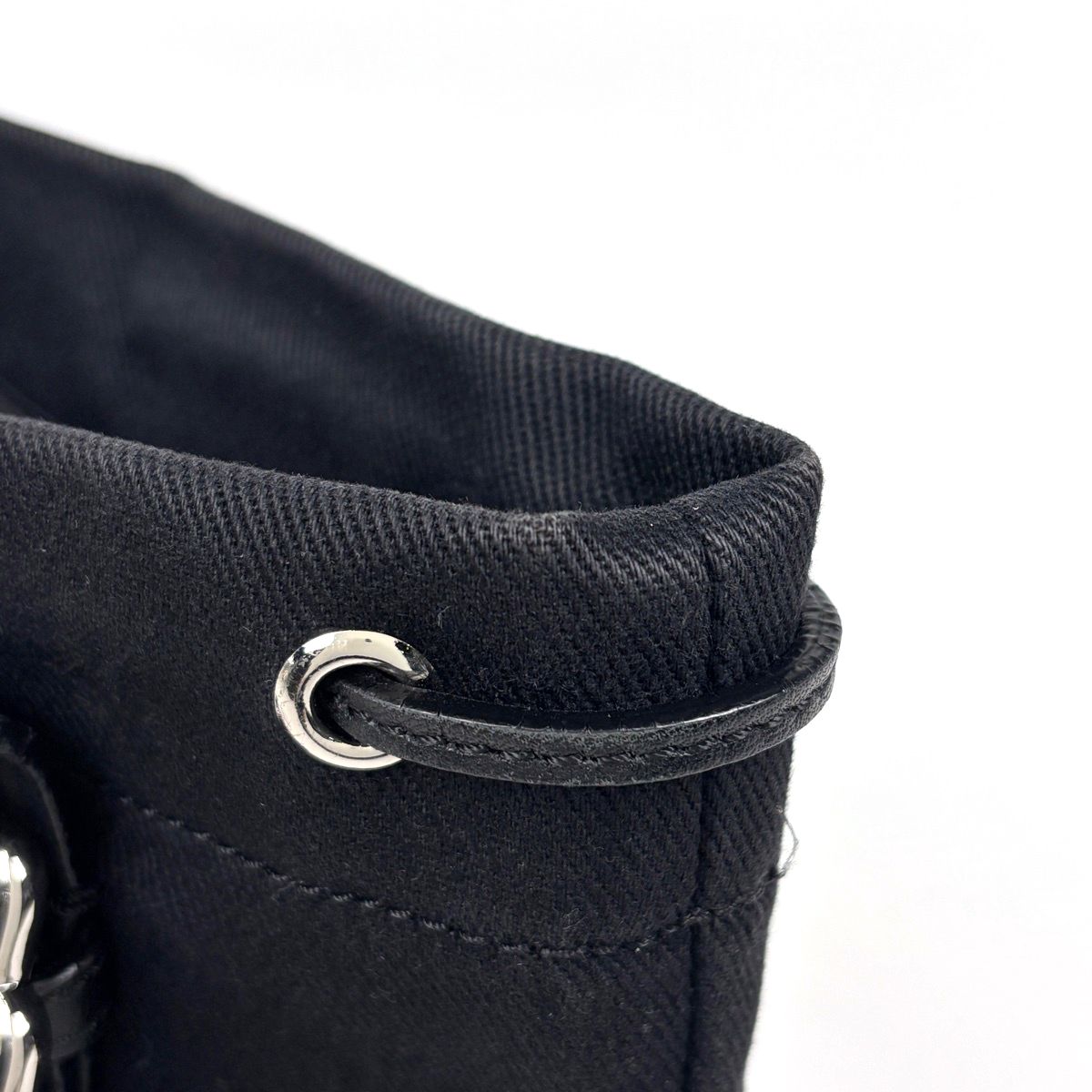 Saint Laurent Kahara Tote Canvas Black — view 4