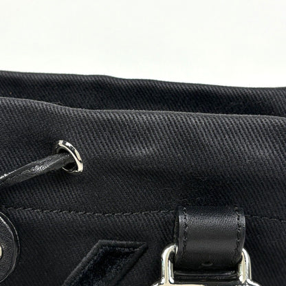 Saint Laurent Kahara Tote Canvas Black — view 5