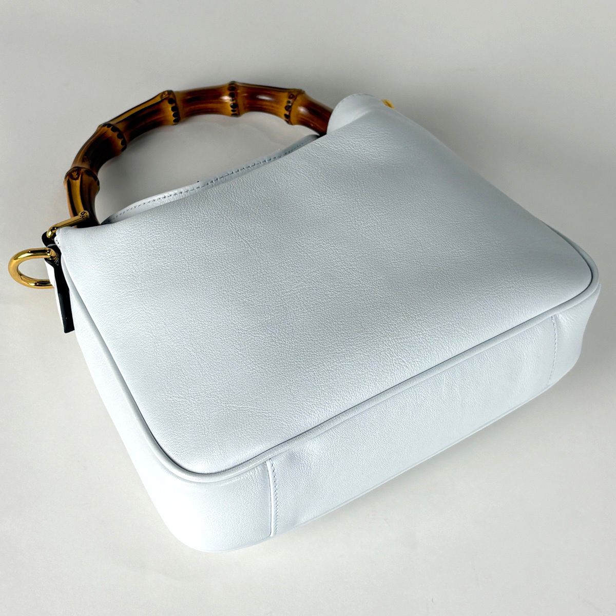 Gucci Diana Small Handbag 2-Way Double Leather Light Blue — view 2