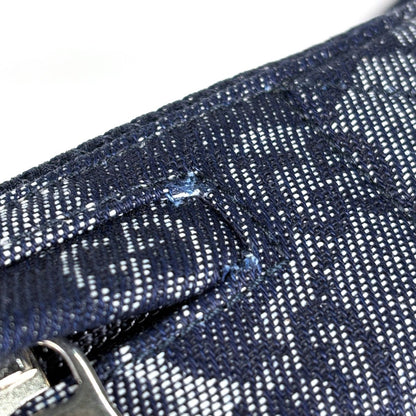 Gucci GG Denim Large Belt Bag Camouflage Effect Navy — view 4