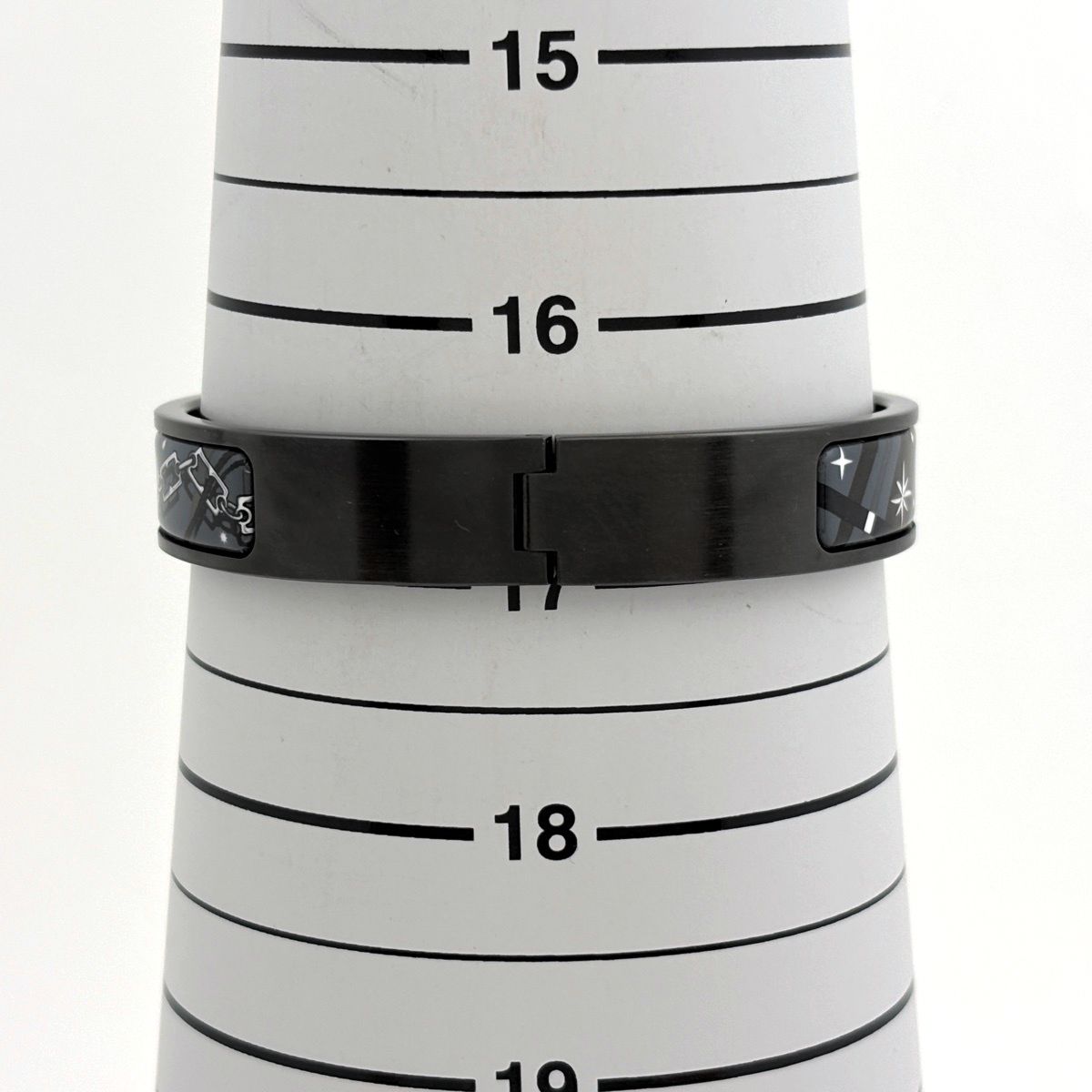 Hermes Clic HH Enamel Bracelet Clac Bangle Metal Black — view 6