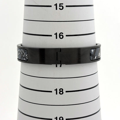 Hermes Clic HH Enamel Bracelet Clac Bangle Metal Black — view 6