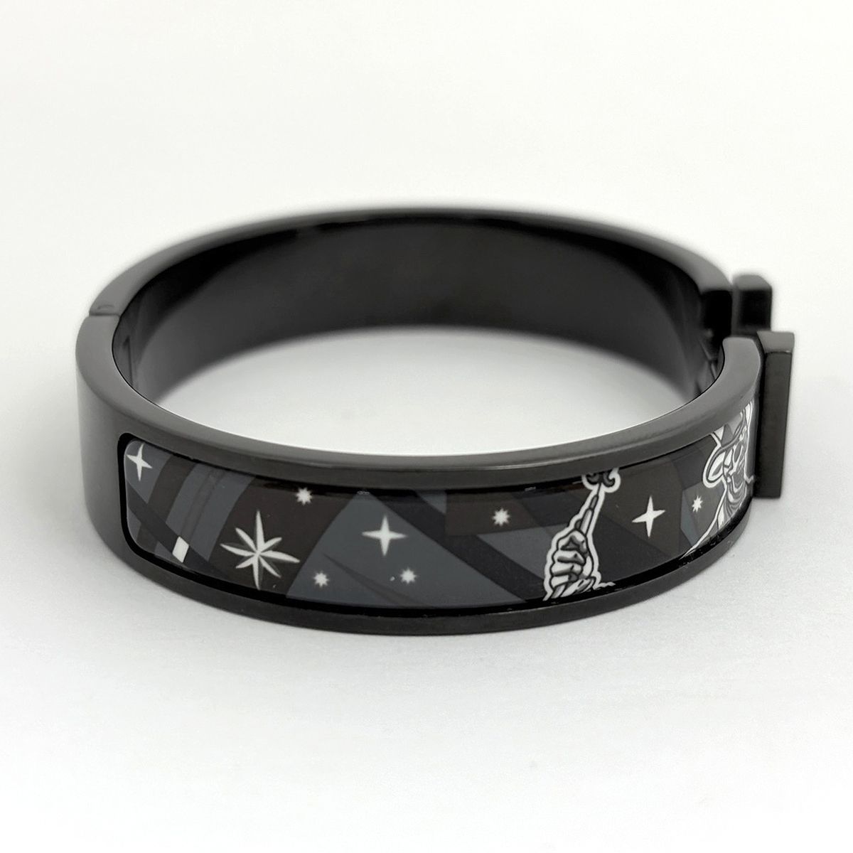 Hermes Clic HH Enamel Bracelet Clac Bangle Metal Black — view 4