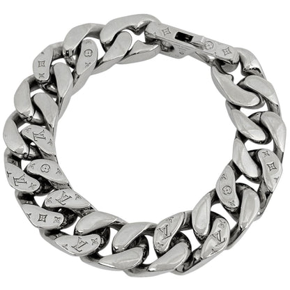Louis Vuitton Bracelet LV Chain Links Silver Plated