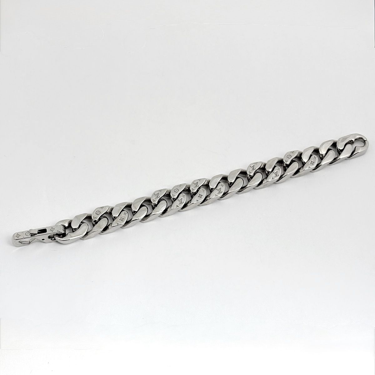 Louis Vuitton Bracelet LV Chain Links Silver Plated — view 2