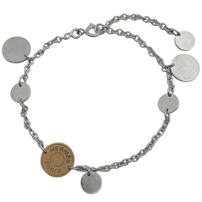 Hermes Exlibris Bracelet 925 Sterling Silver