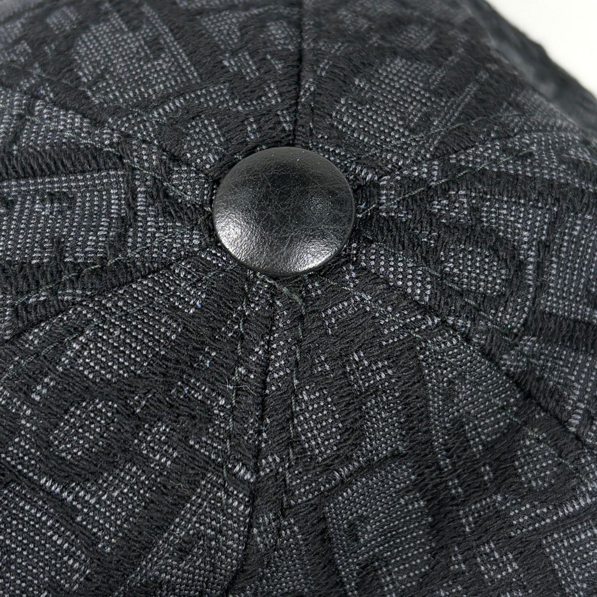 Dior Oblique Cap Baseball Cap Trotter Hat Cap Cotton Black — view 4