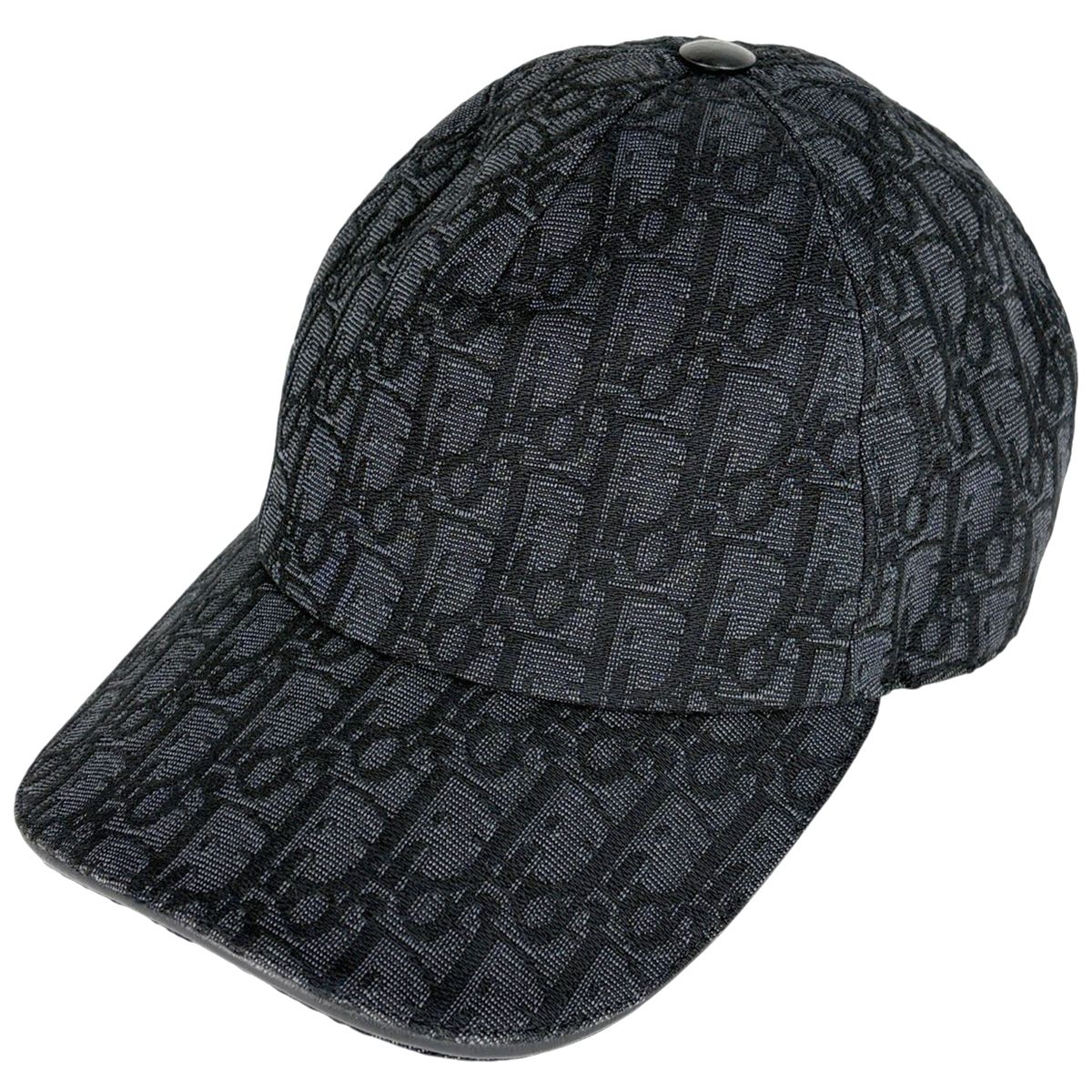 Dior Oblique Cap Baseball Cap Trotter Hat Cap Cotton Black
