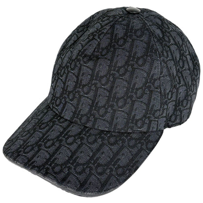 Dior Oblique Cap Baseball Cap Trotter Hat Cap Cotton Black