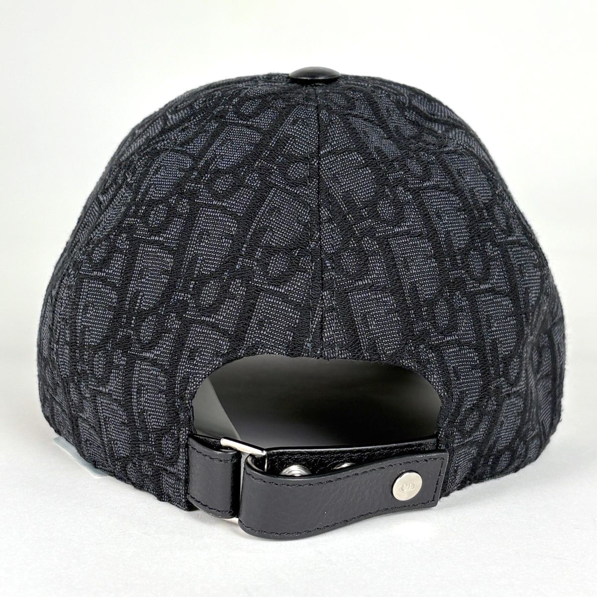 Dior Oblique Cap Baseball Cap Trotter Hat Cap Cotton Black — view 2