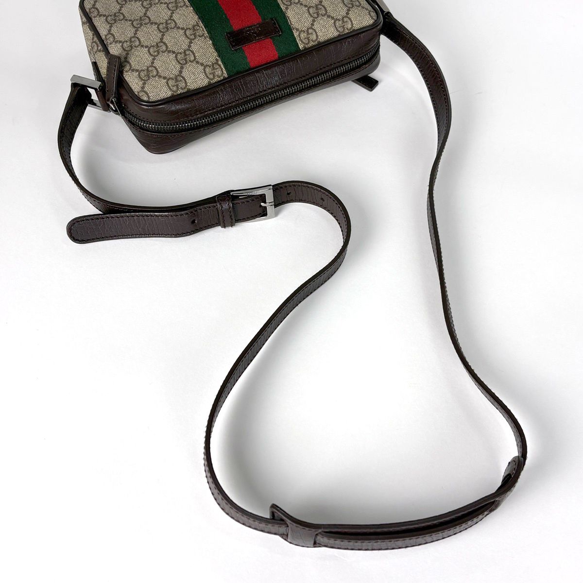 Gucci GG Pattern Shoulder Bag Supreme Sherry Line — view 7
