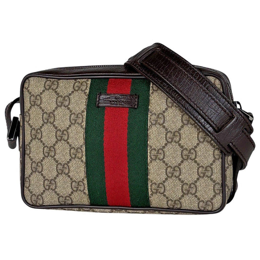 Gucci GG Pattern Shoulder Bag Supreme Sherry Line