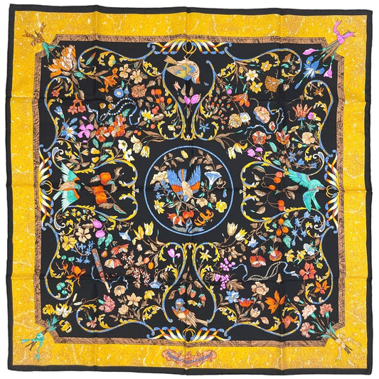 Hermes Carre 90 Pierres D' Orient Et D' Occident Oriental Stone and Western