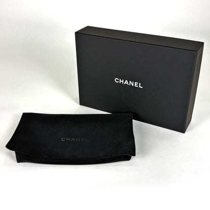 Chanel CC Logo Chain Shoulder Bag Quilted Phone Case Caviar Leather Black — view 7