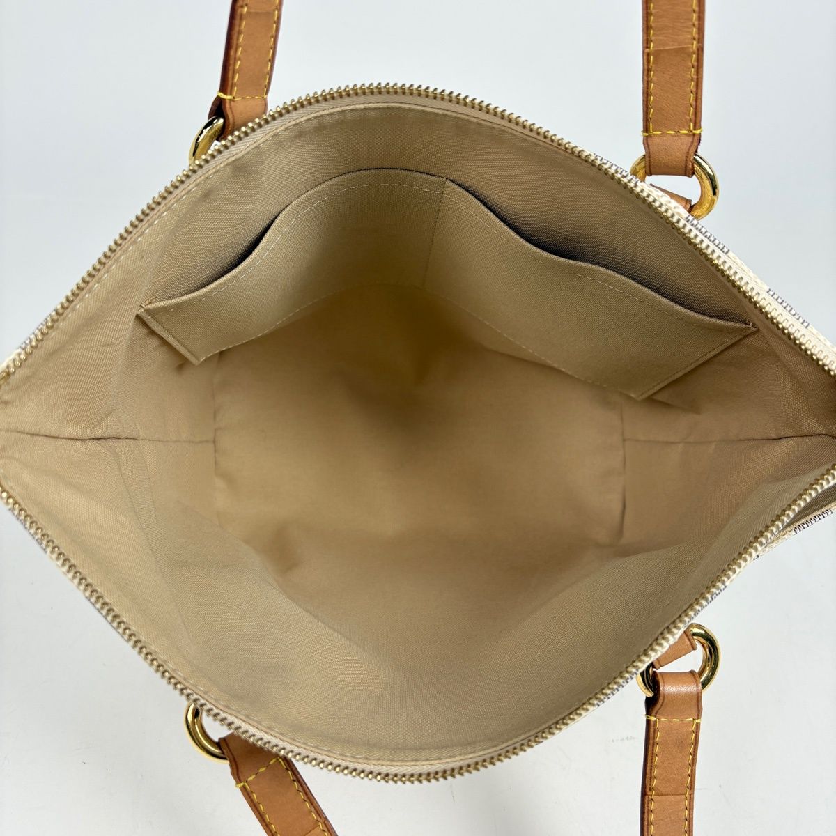 Louis Vuitton Totally PM Shoulder Bag Tote Damier Azur White — view 7