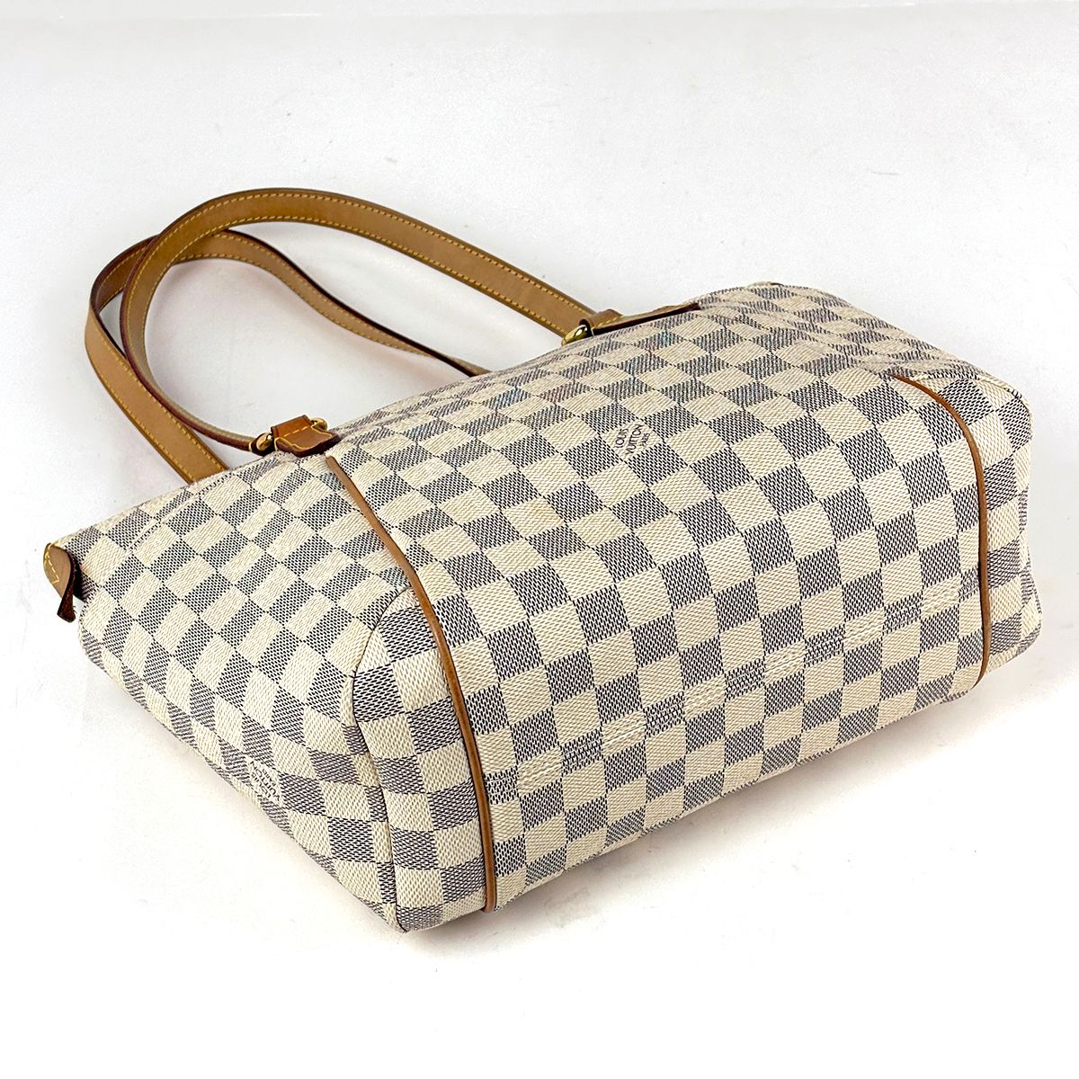 Louis Vuitton Totally PM Shoulder Bag Tote Damier Azur White — view 2