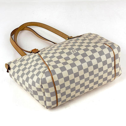 Louis Vuitton Totally PM Shoulder Bag Tote Damier Azur White — view 2