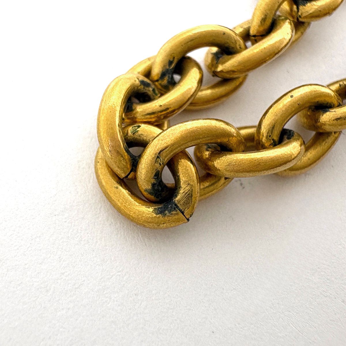 Chanel CC Logo Chain Necklace Long Coin Motif Gold Plated — view 4