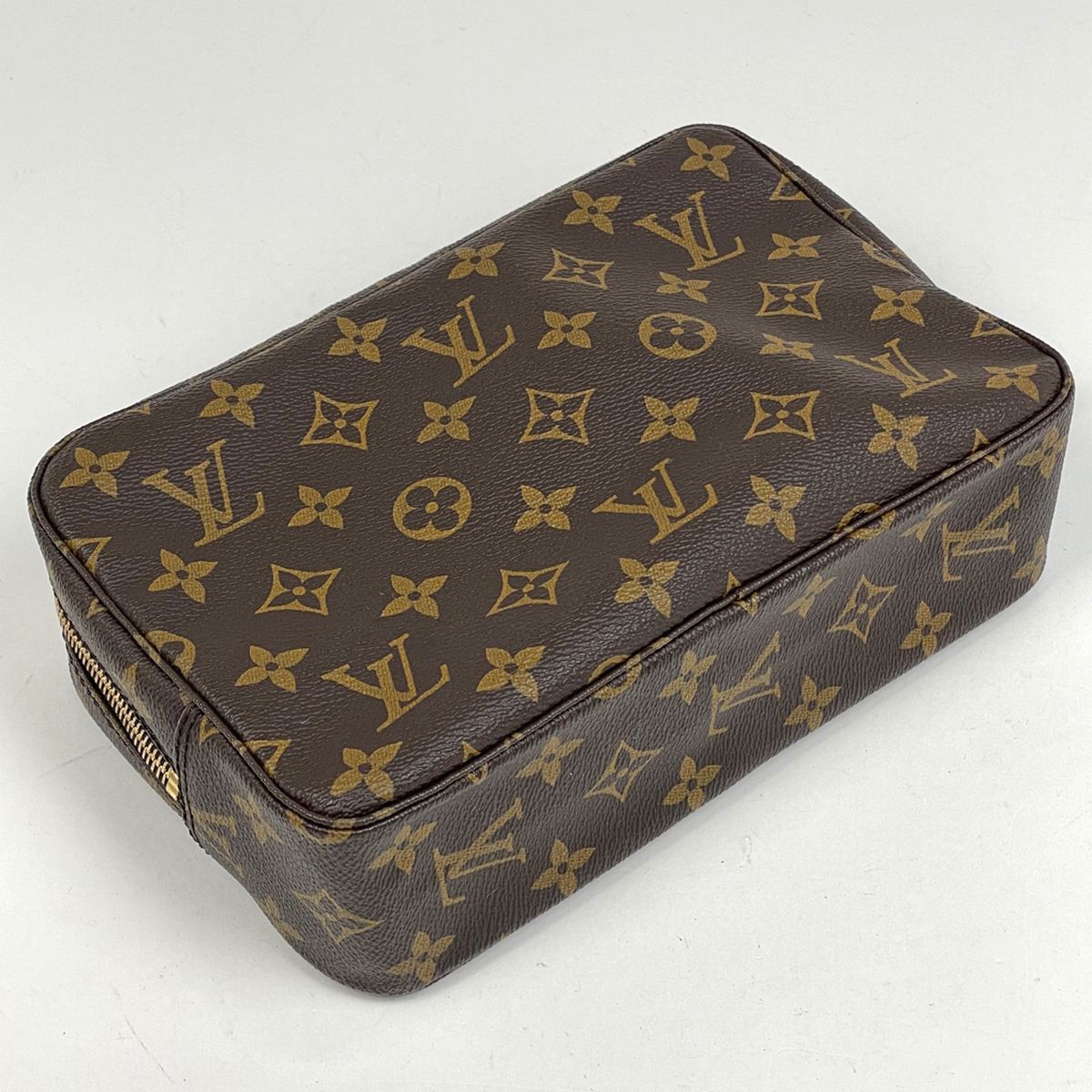 Louis Vuitton Trousse 23 Second Makeup Pouch Monogram Brown — view 2