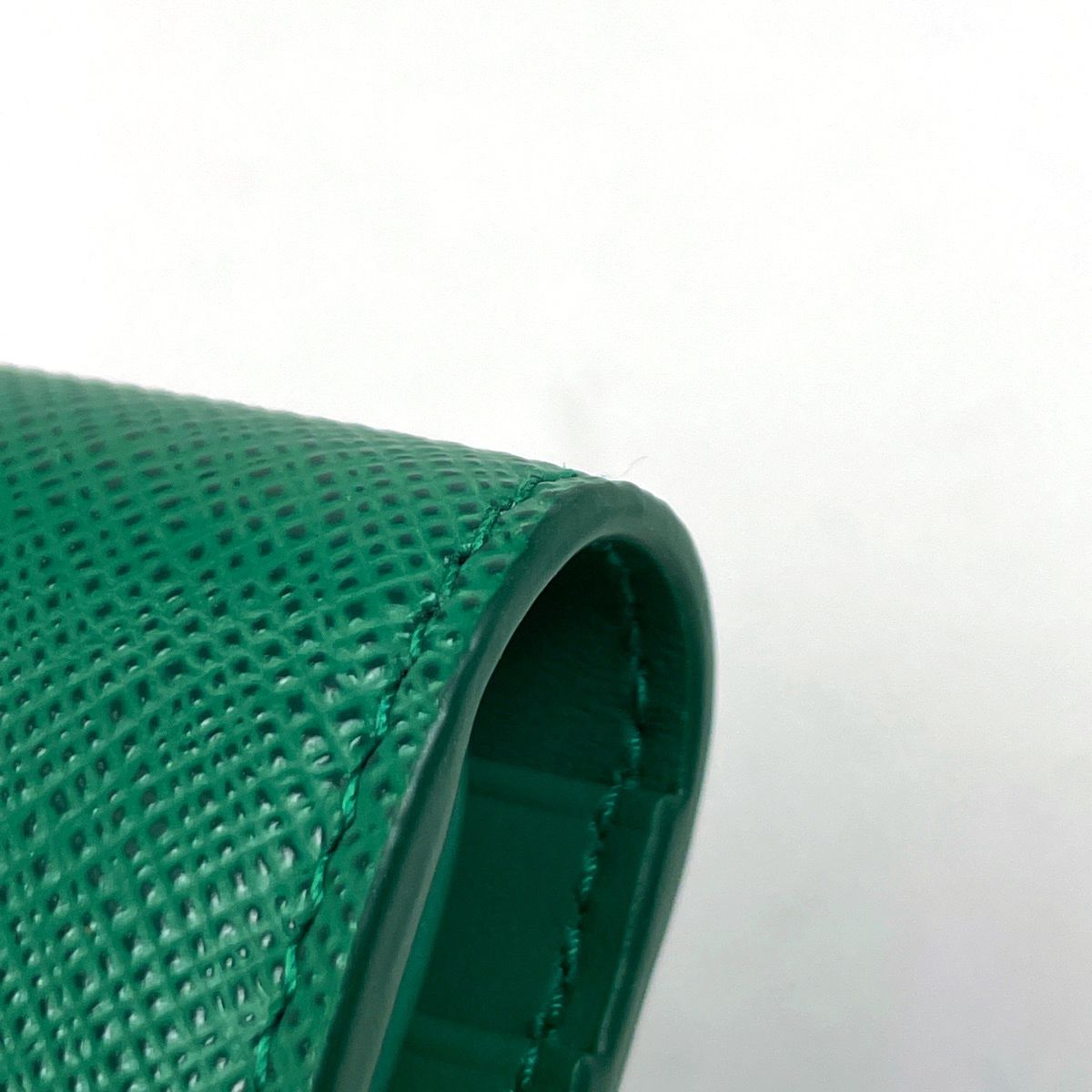 Prada Bifold Wallet Saffiano Leather Green — view 3