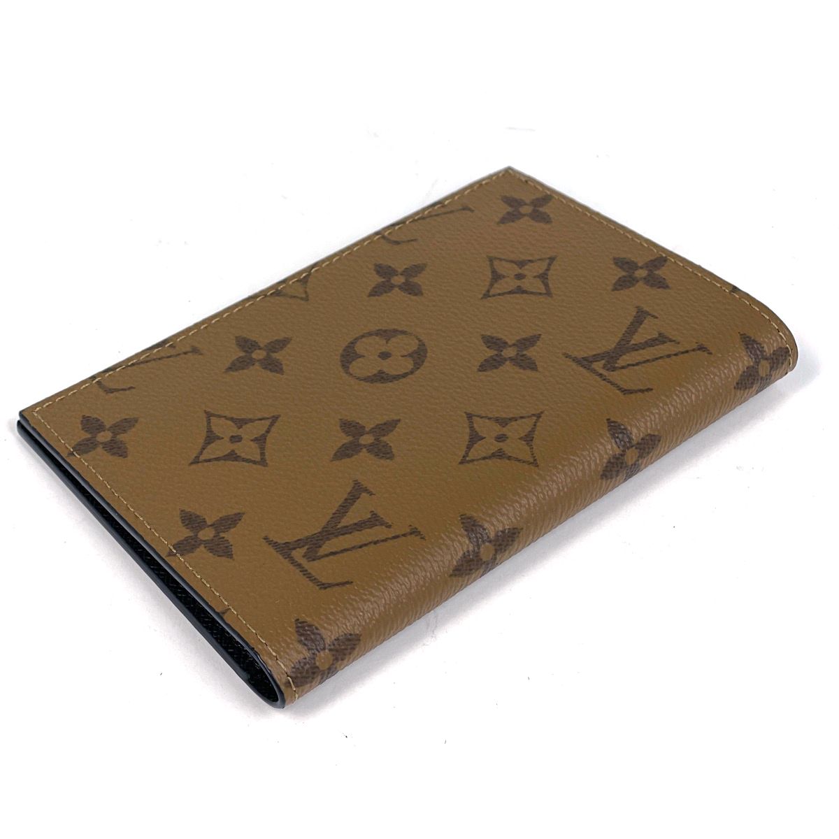 Louis Vuitton Couverture Passport Card Case Monogram Reverse Brown — view 2