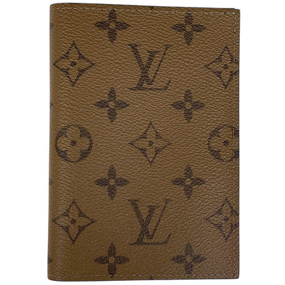 Louis Vuitton Couverture Passport Card Case Monogram Reverse Brown