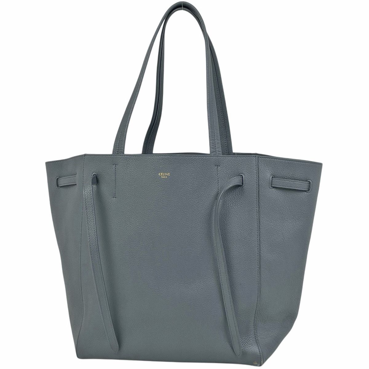 Celine Cabas Phantom Small Tote Leather Gray