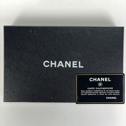 Chanel Camellia Zip Around Wallet CC Logo Leather Blue — view 9