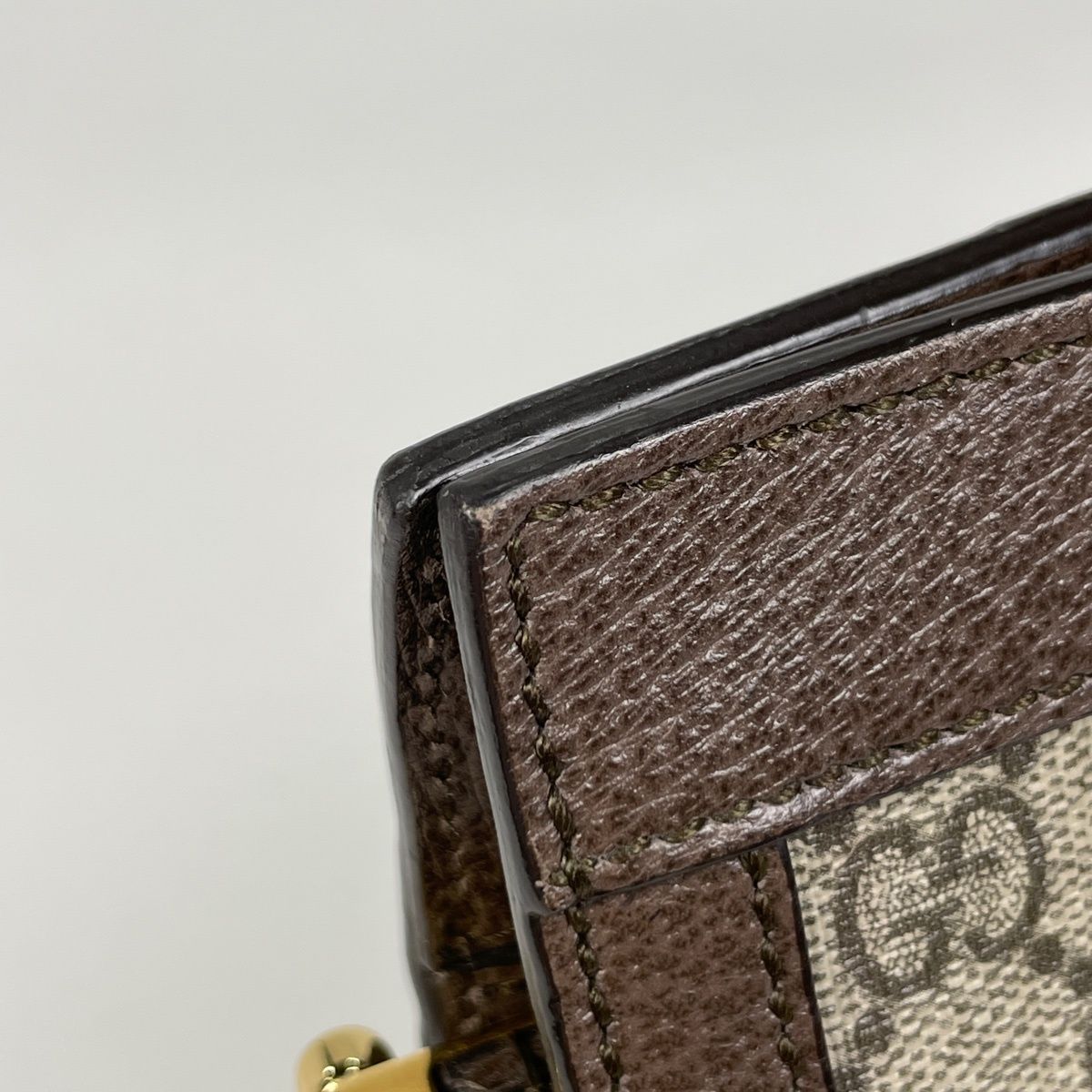 Gucci Ophidia GG Chain Shoulder Bag Sherry Line Beige Brown — view 4