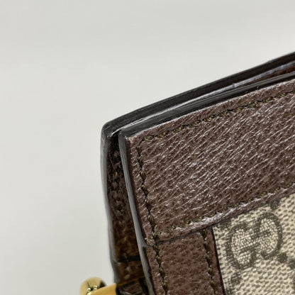 Gucci Ophidia GG Chain Shoulder Bag Sherry Line Beige Brown — view 4