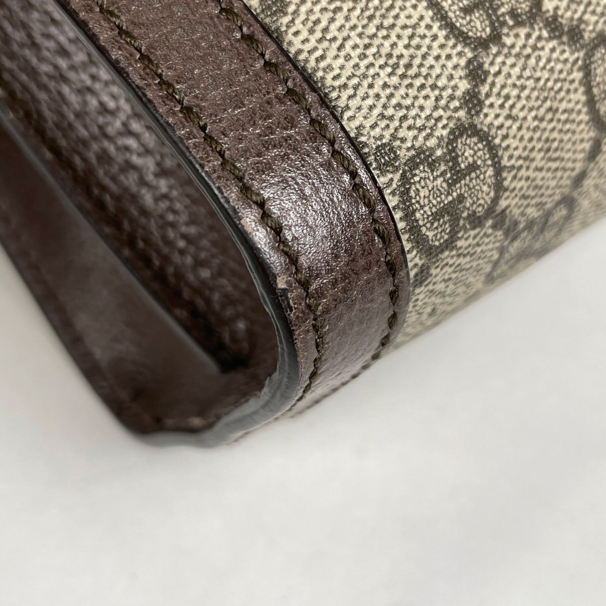Gucci Ophidia GG Chain Shoulder Bag Sherry Line Beige Brown — view 3