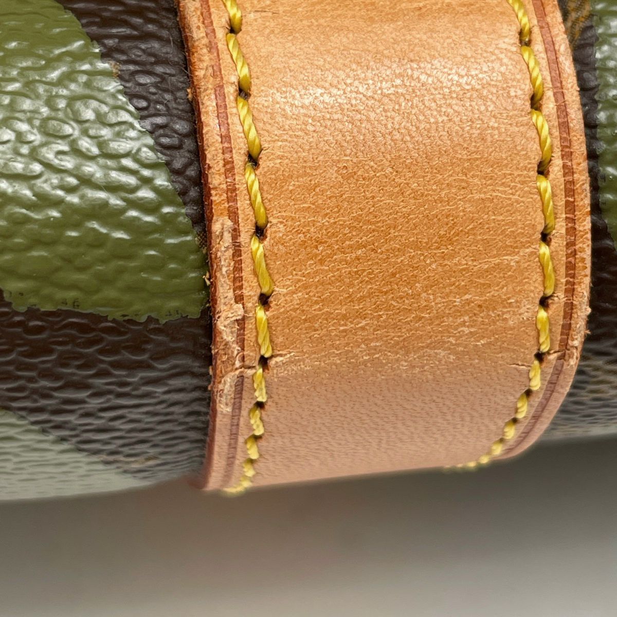 Louis Vuitton Keepall 50 Boston Bag Monogram Graffiti Khaki Brown — view 5