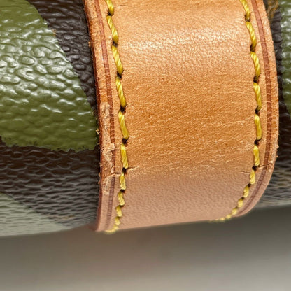 Louis Vuitton Keepall 50 Boston Bag Monogram Graffiti Khaki Brown — view 5