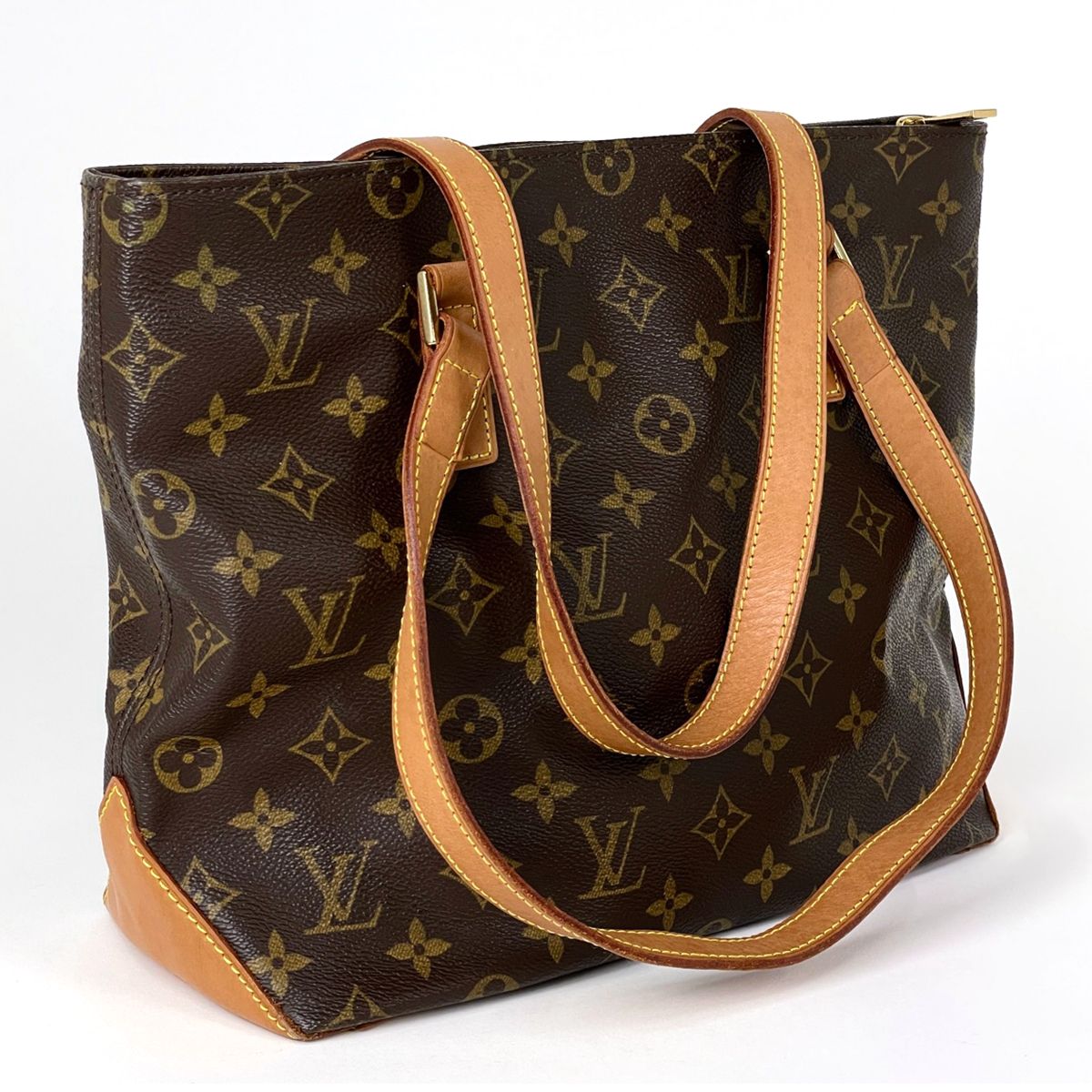 Louis Vuitton Cabas Piano Shoulder Bag Tote Monogram Brown — view 5
