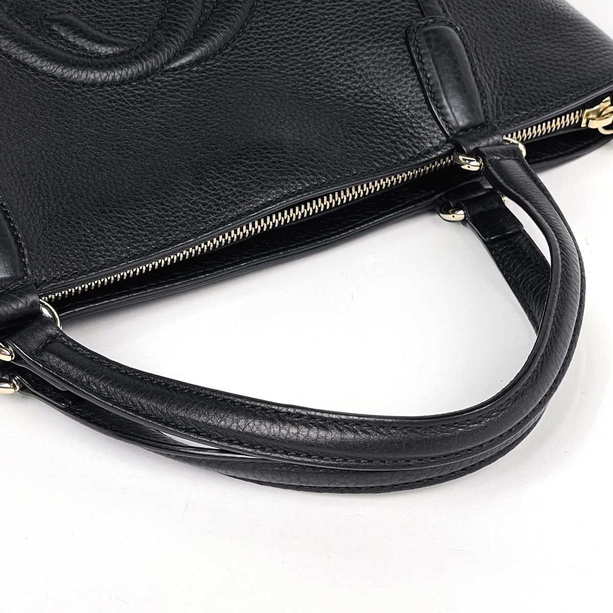 Gucci Soho Tote 2-Way Leather Black — view 6
