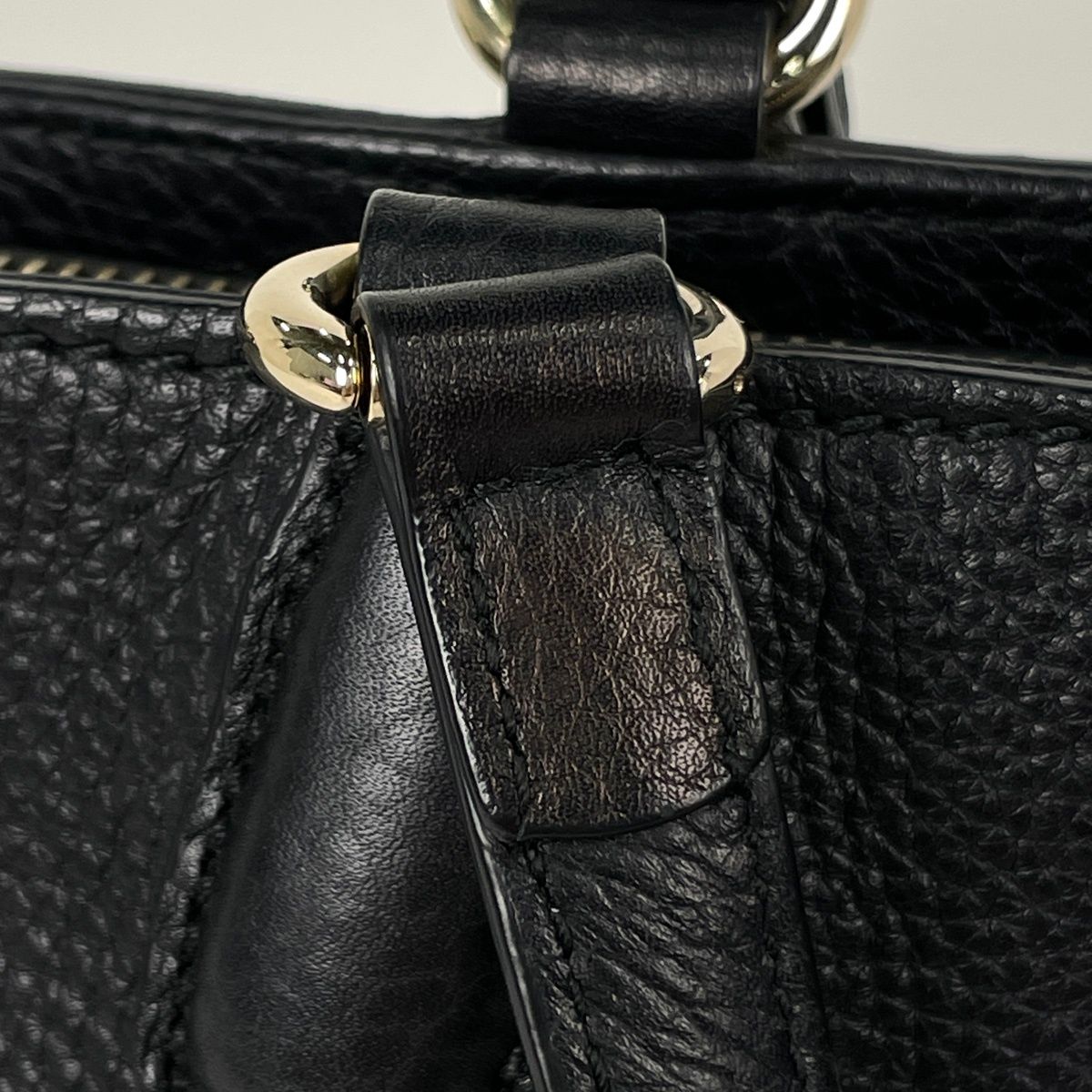Gucci Soho Tote 2-Way Leather Black — view 4