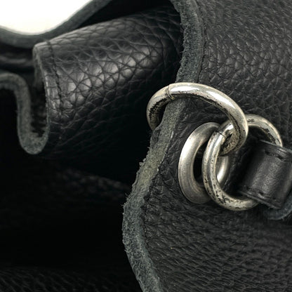 Bottega Veneta Intrecciato Shoulder Bag Leather Black — view 7