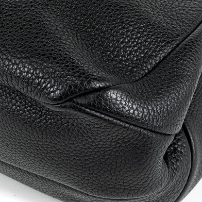 Bottega Veneta Intrecciato Shoulder Bag Leather Black — view 3