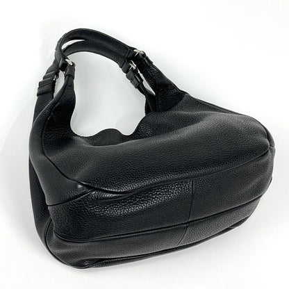 Bottega Veneta Intrecciato Shoulder Bag Leather Black — view 2